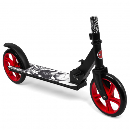 Trotineta pliabila cu 2 roti Spiderman, Marvel, 7+, negru, pentru copii - KidMania.ro [2]