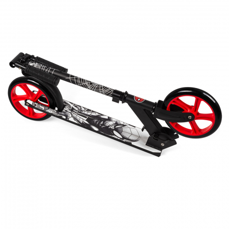 Trotineta pliabila cu 2 roti Spiderman, Marvel, 7+, negru, pentru copii - KidMania.ro [1]