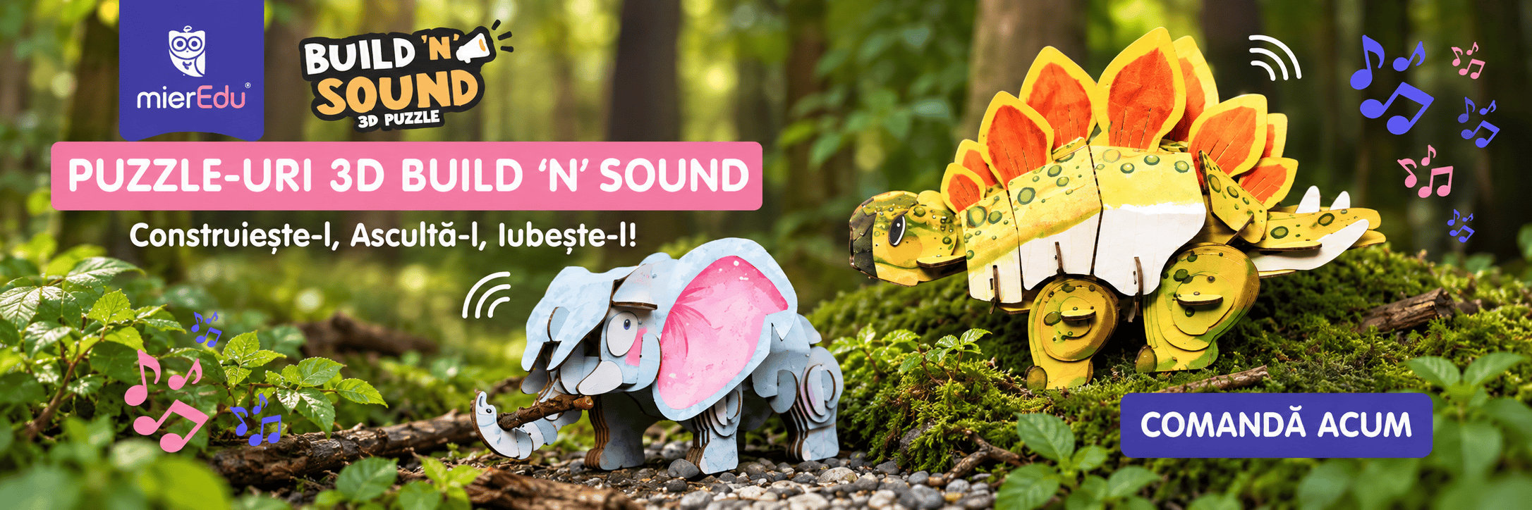 Puzzle 3d sonor Mieredu