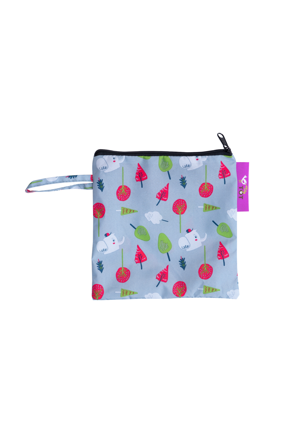 Baveta lunga cu buzunar - Copacei colorati [2]