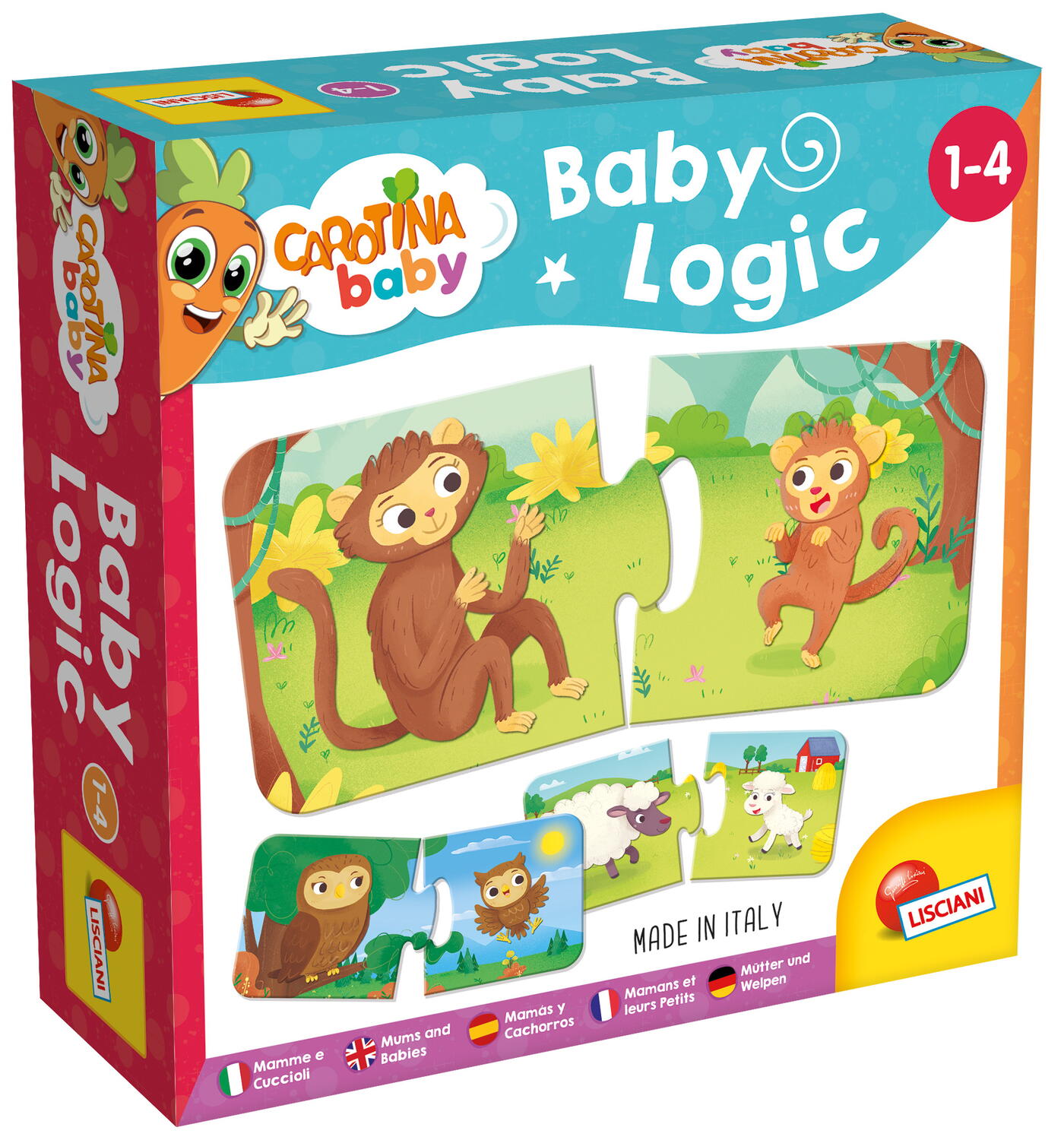Jucarii Educative - Puzzle duo - Mama si puiul