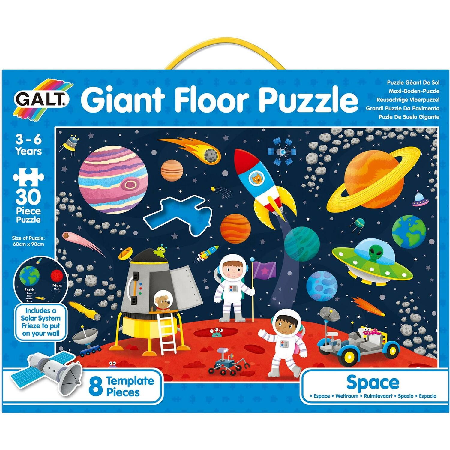 Jucarii Educative - Puzzle de podea - Spatiul cosmic (30 piese)