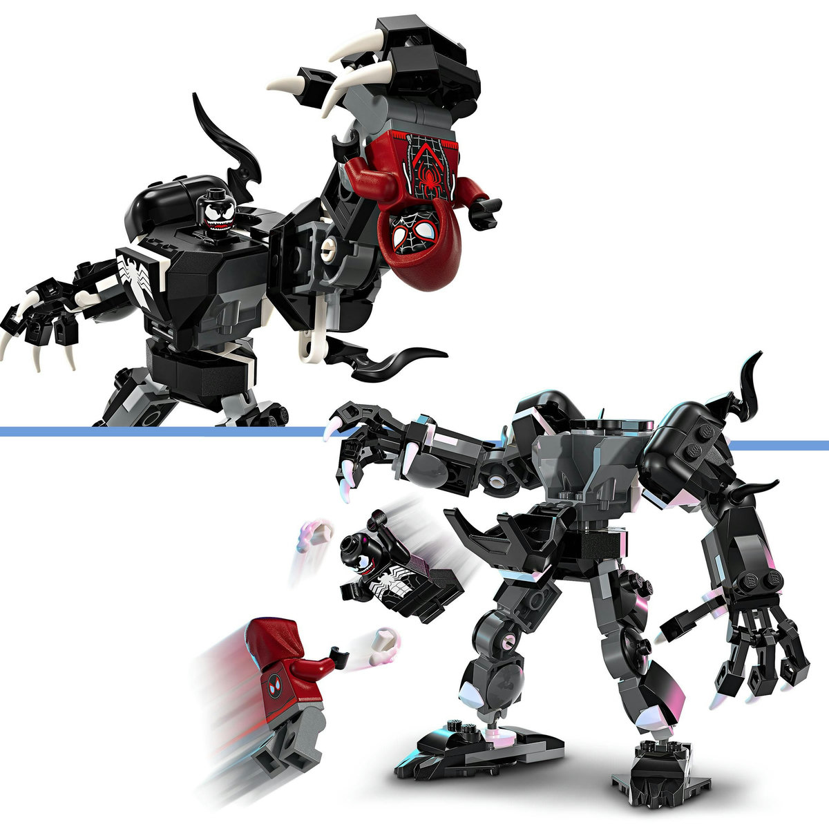  Armura de robot a lui Venom vs Miles Morales [8]