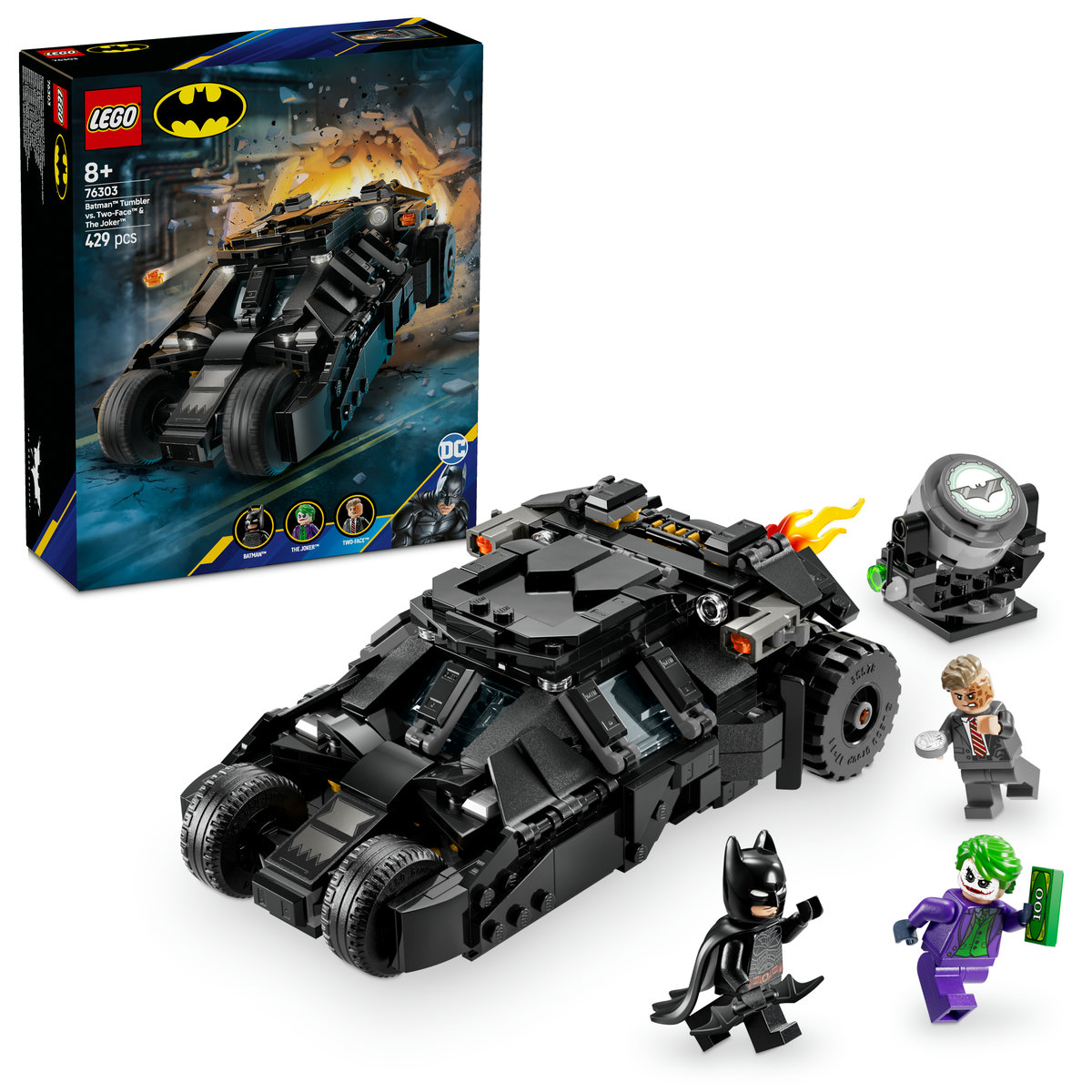  Batman™ Tumbler vs. Two-Face™ si Joker™ [1]