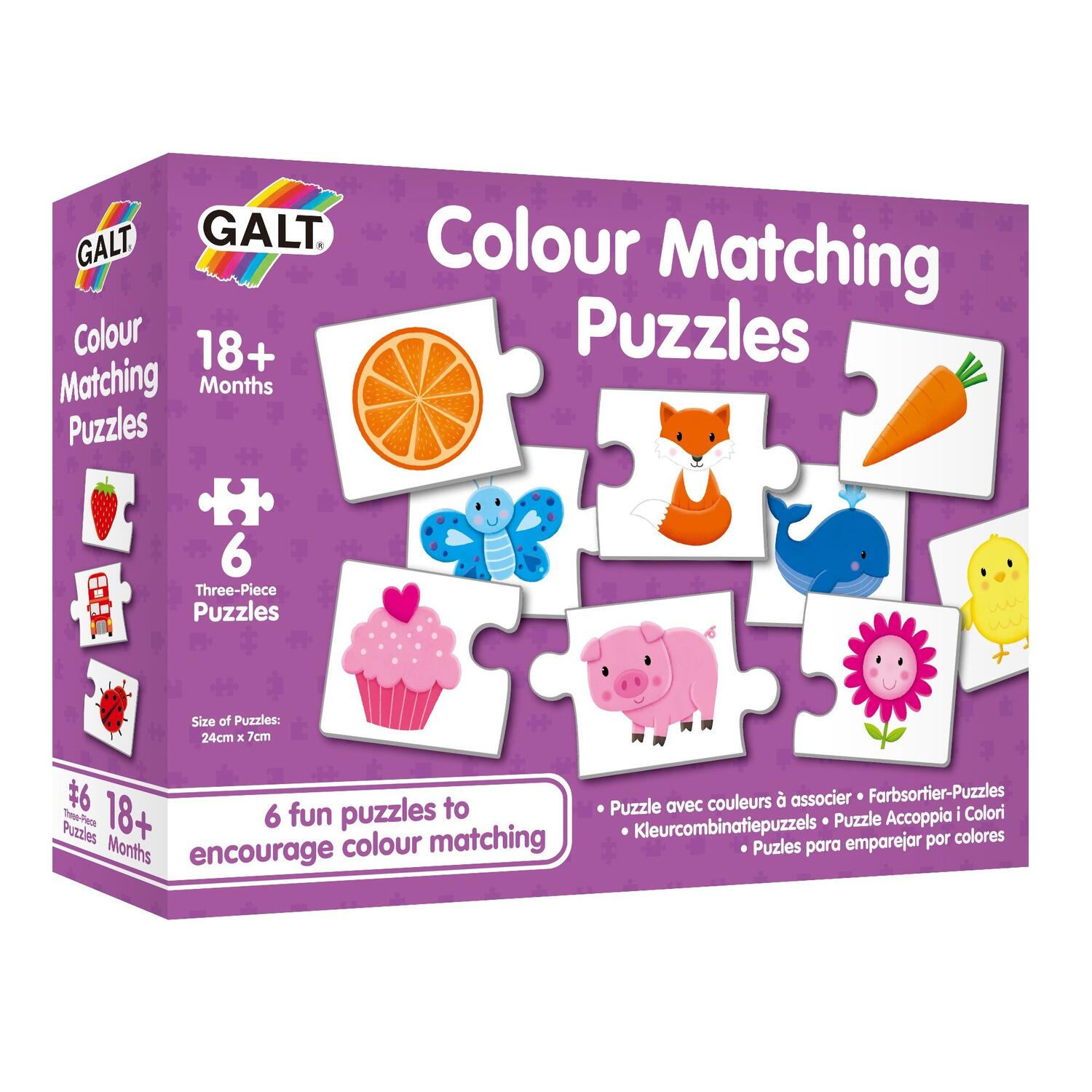 Set de 6 puzzle-uri - Lumea culorilor [2]