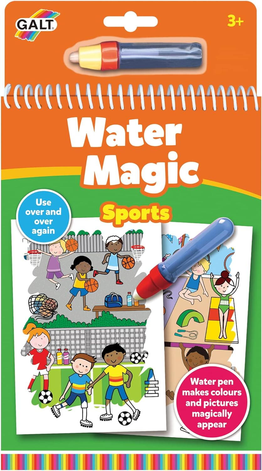 Jucarii creative - Water Magic: Carte de colorat Ora de sport