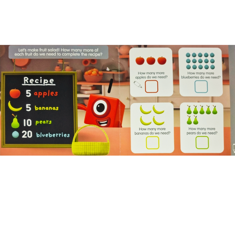 Carticica Scriu si sterg Numberblocks - Legaturi numerice [2]