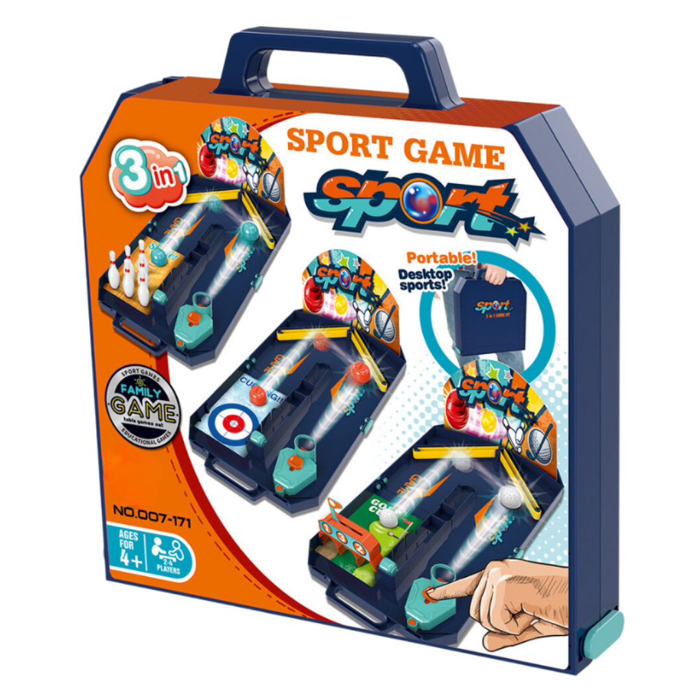 Jocuri de societate - Set de jocuri sportive 3 in 1