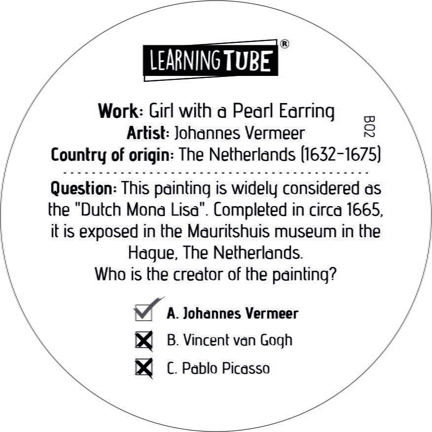 Joc Learning Tube®  - Marii artisti ai lumii [4]