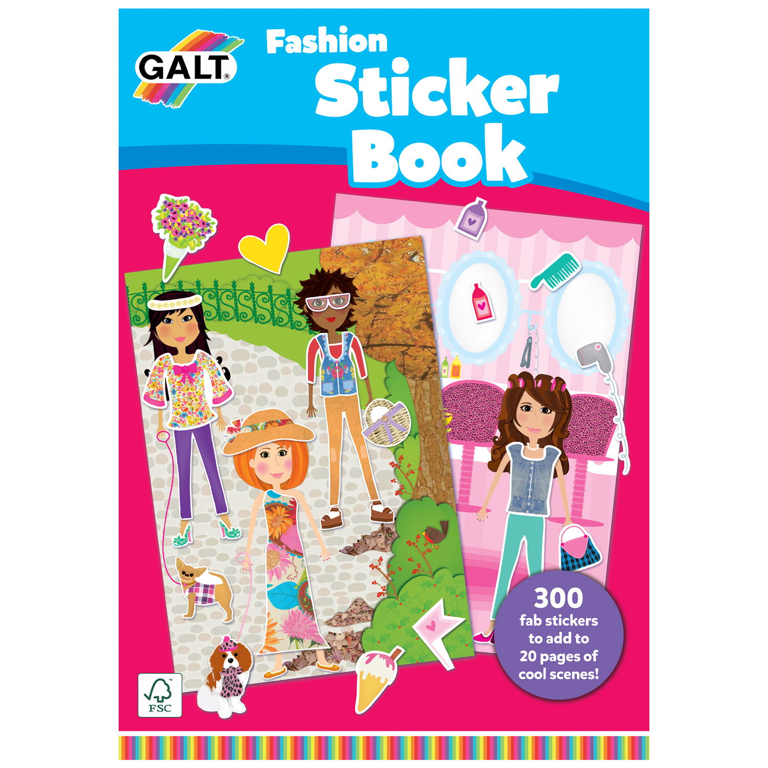Jucarii creative - Girl club - Carte abtibilduri Fashion