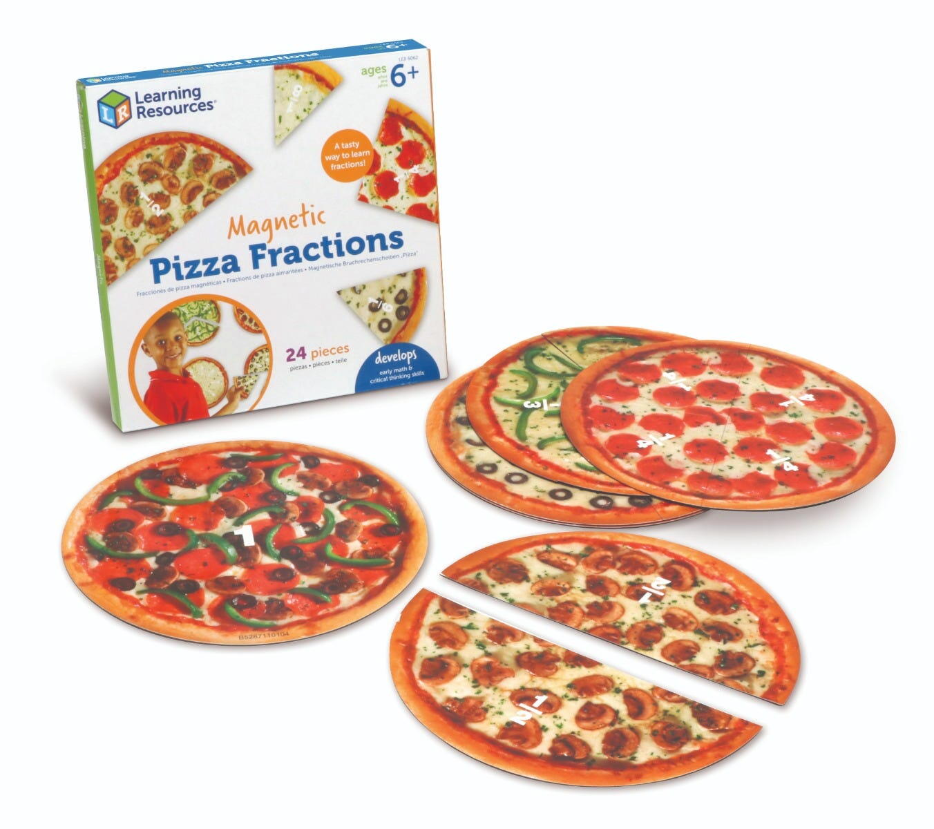 Jucarii Educative - Pizza fractiilor cu magneti
