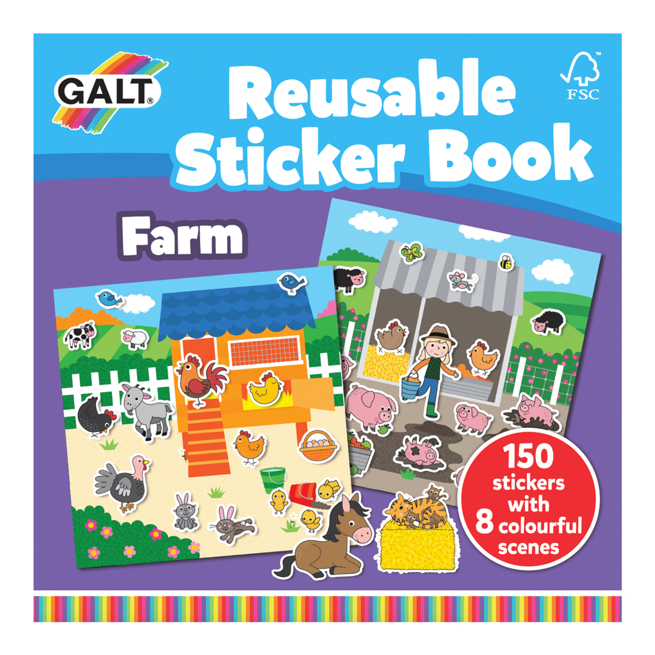 Jucarii creative - Cartea mea cu stickere - Ferma
