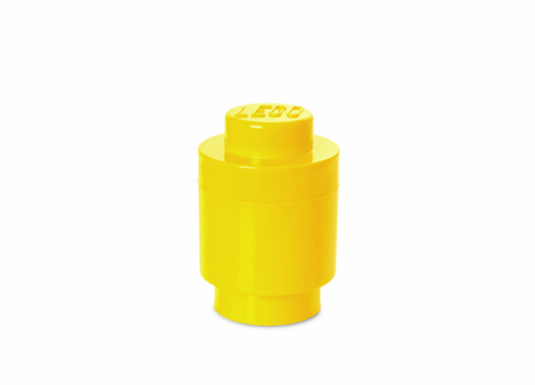 Cutie depozitare rotunda LEGO 1 galben [1]