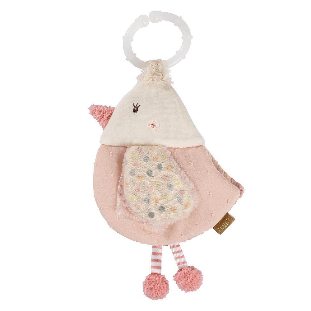 Carti Bebe - Carticica din plus pentru bebelusi - Pasare pastel