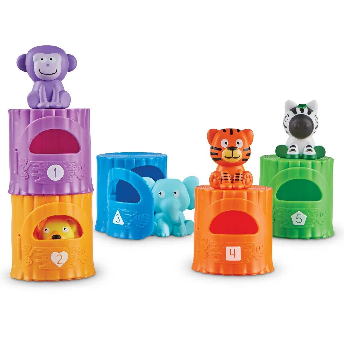 Joc de sortat si numarat - Prietenii din jungla [3]