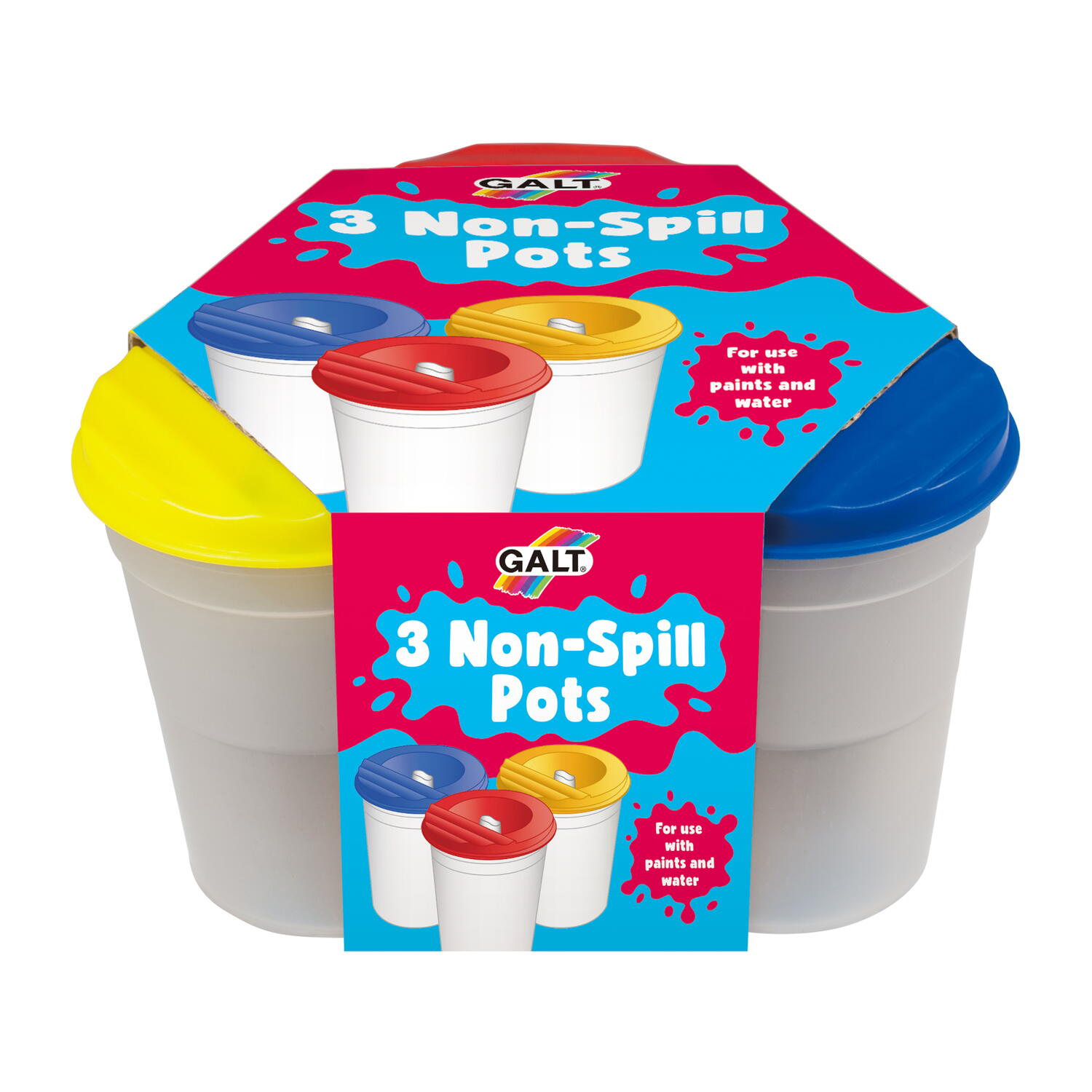 Jucarii creative - Pahar pentru pensula (Set 3 buc)