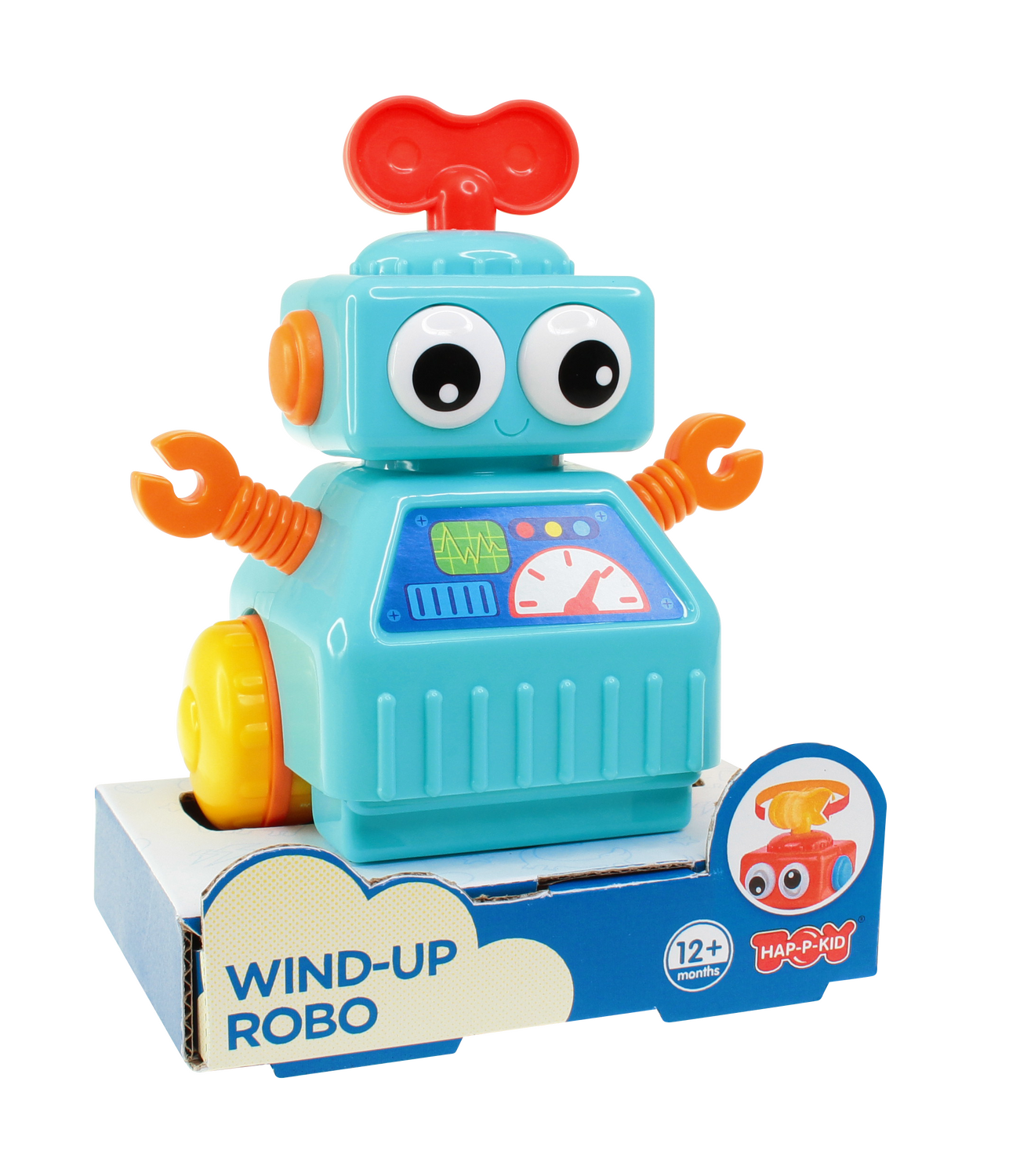 Jucarii Educative - Jucarie interactiva - Robotel cu cheita (albastru)