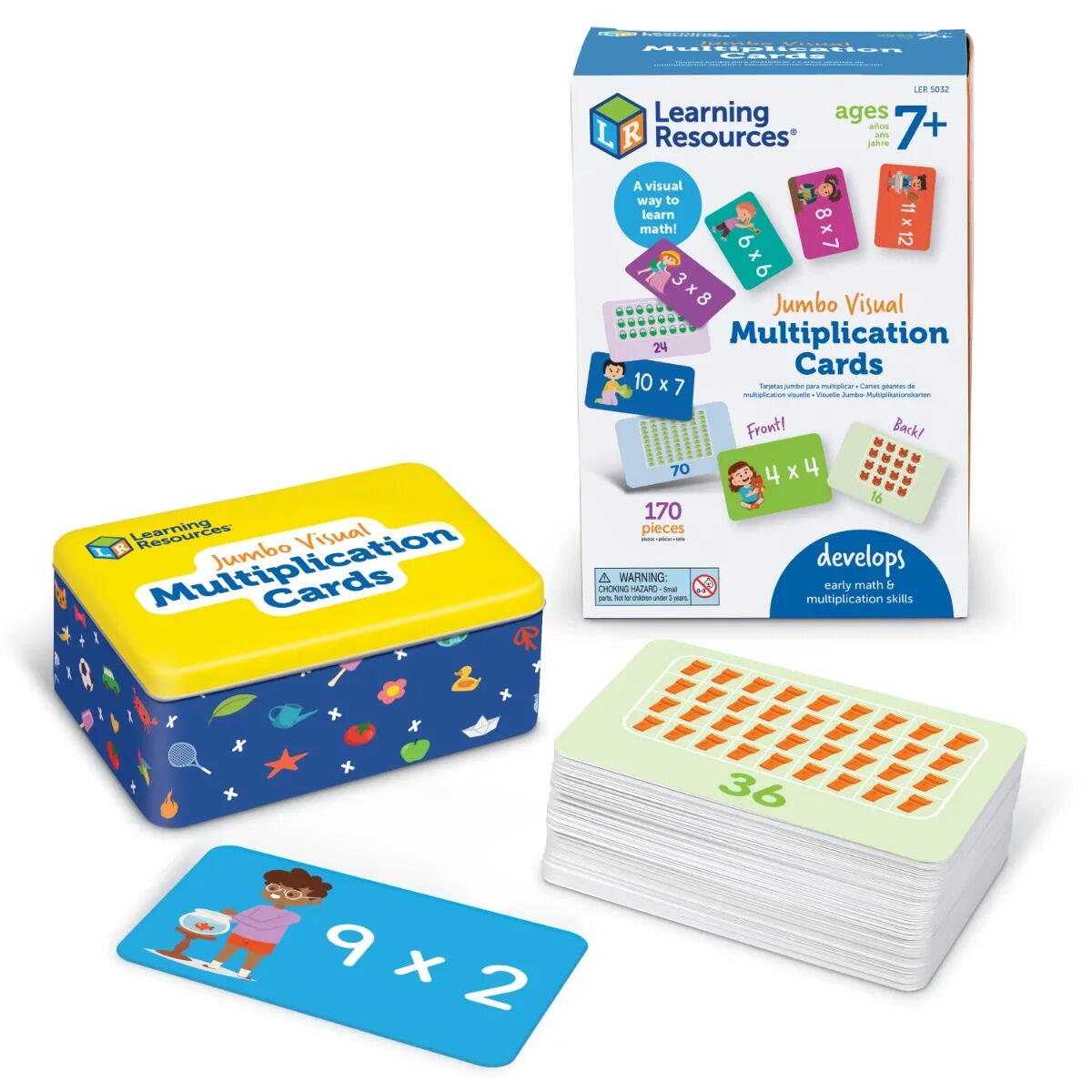 Jucarii Educative - Carduri Jumbo - Tabla inmultirii