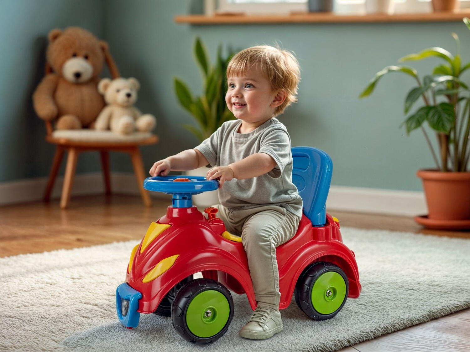 Masina fara pedale 2 in 1 - Smile [4]