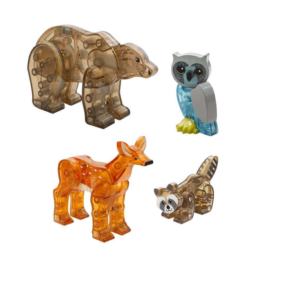 Magna-Tiles Forest Animals, set magnetic [9]