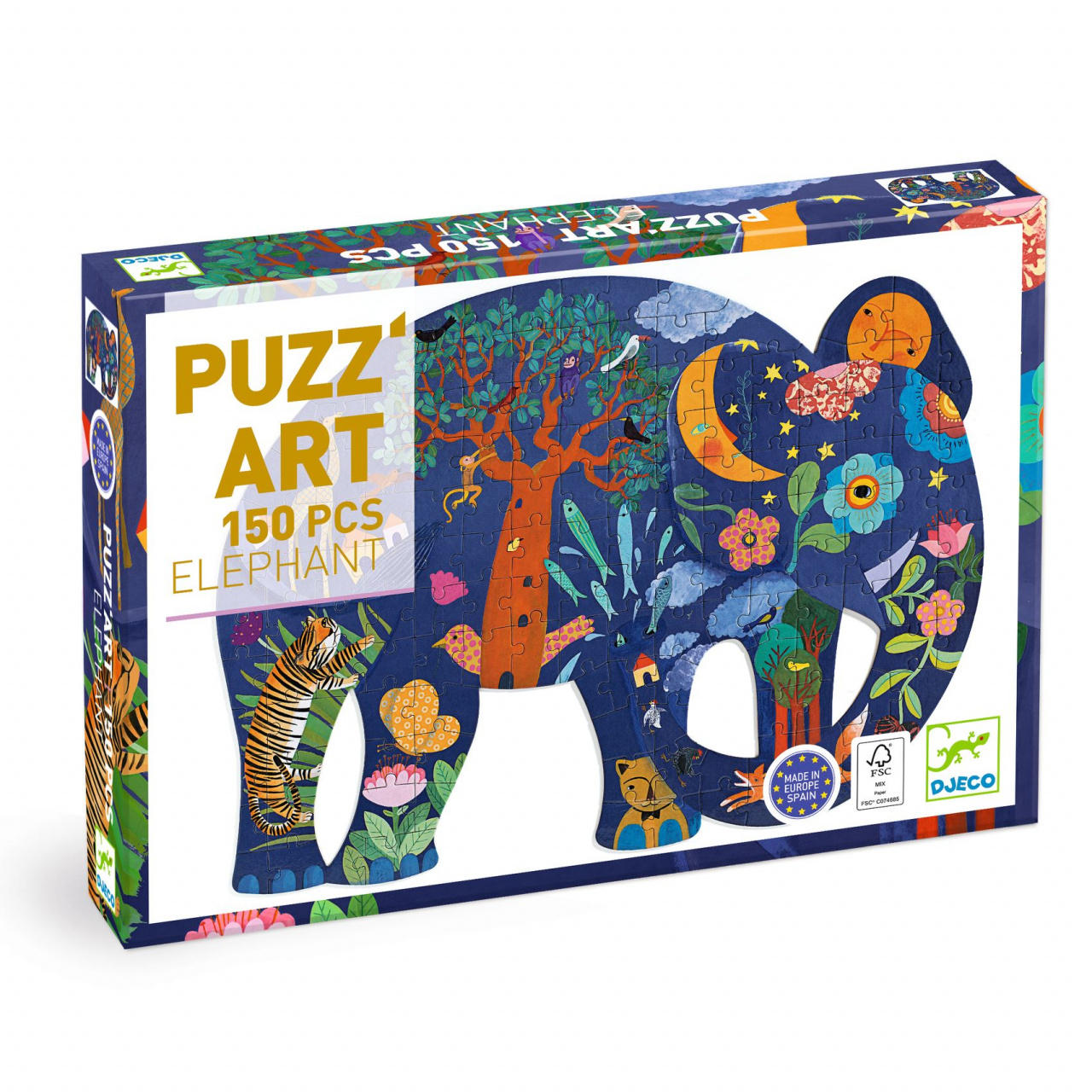 Jucarii 3-5 ani - Puzzle Djeco Elefant