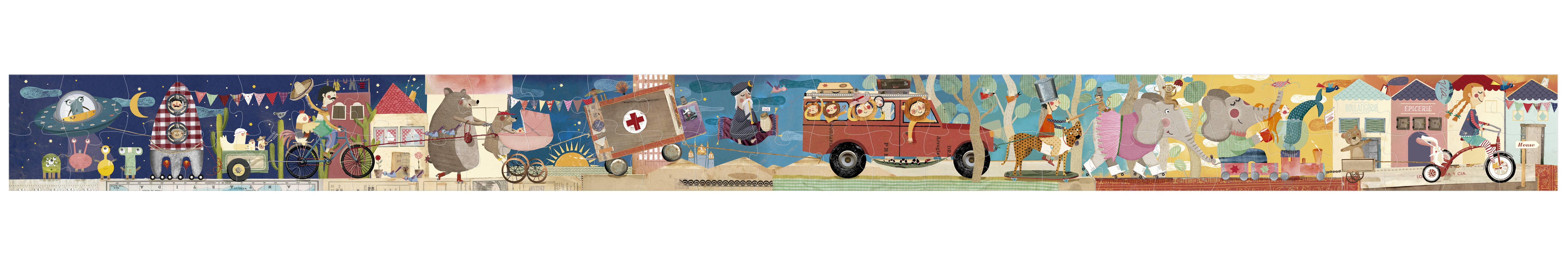 Puzzle tricicleta Londji [3]