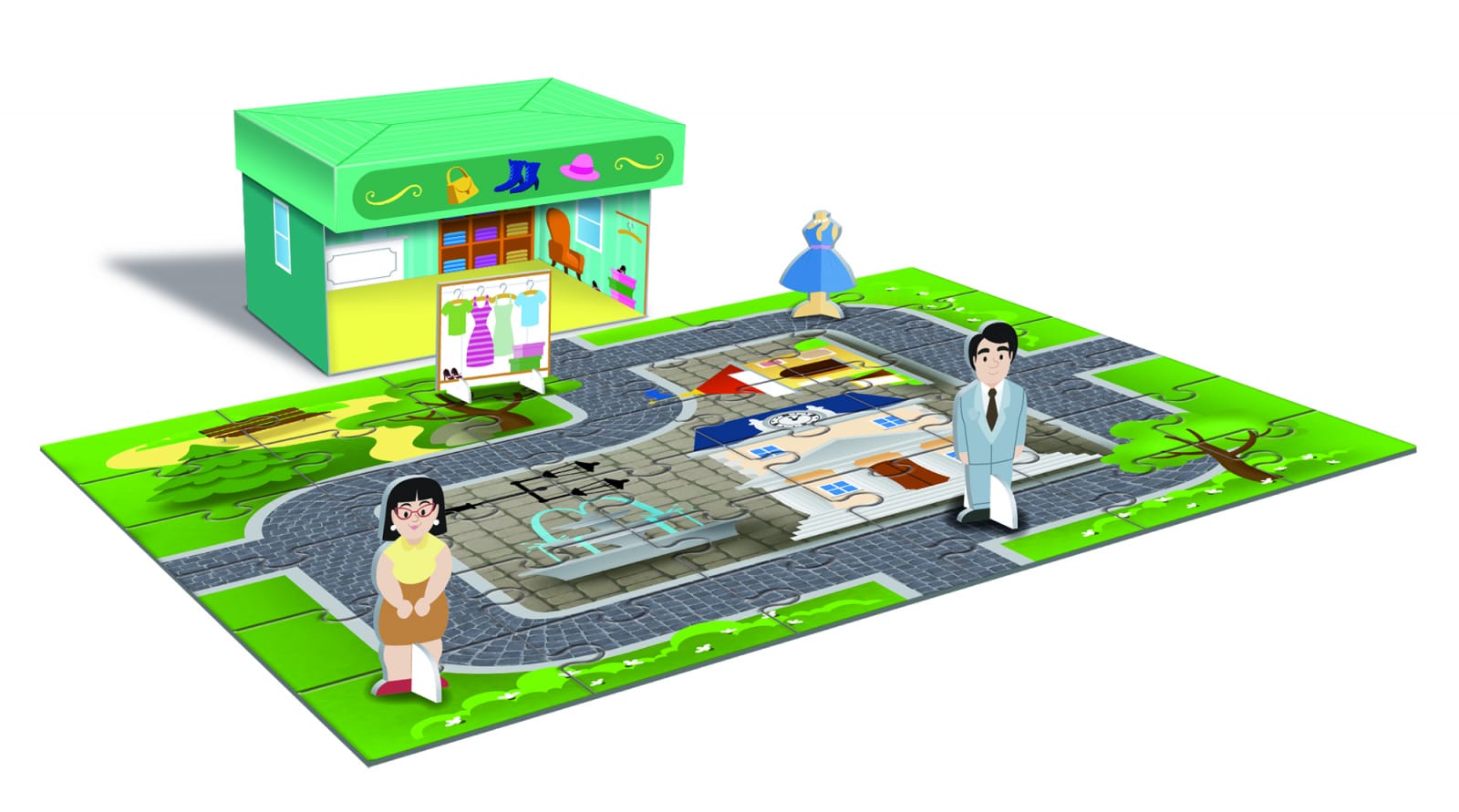 Set De Joacă Orașul Meu - Magazinul, Ludattica, 4-5 ani + [2]