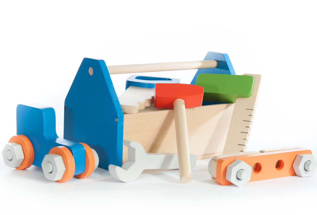 Set de unelte din lemn, Marc toys [2]