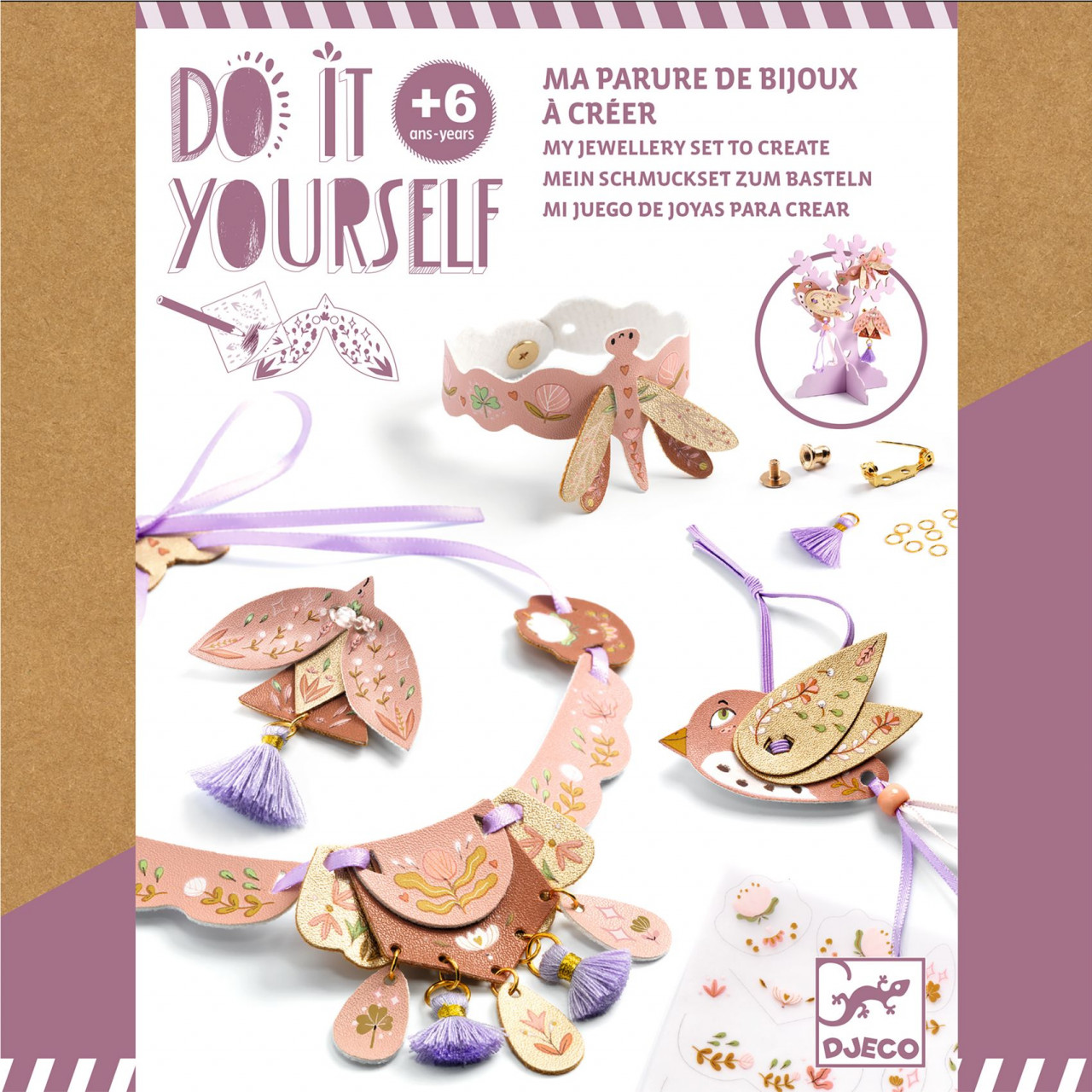 Set DIY bijuterii Miss Rosefinch, Djeco [4]