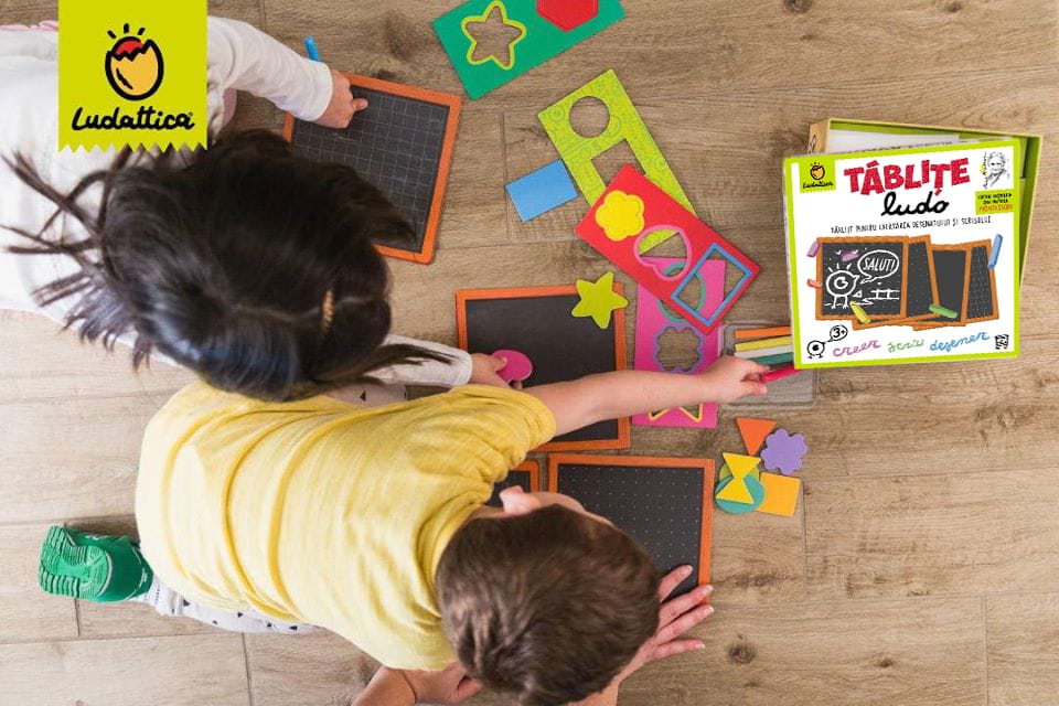 Joc Montessori Tablitele Ludo, exersare a manualitatii, Ludattica, 2-3 ani + [3]