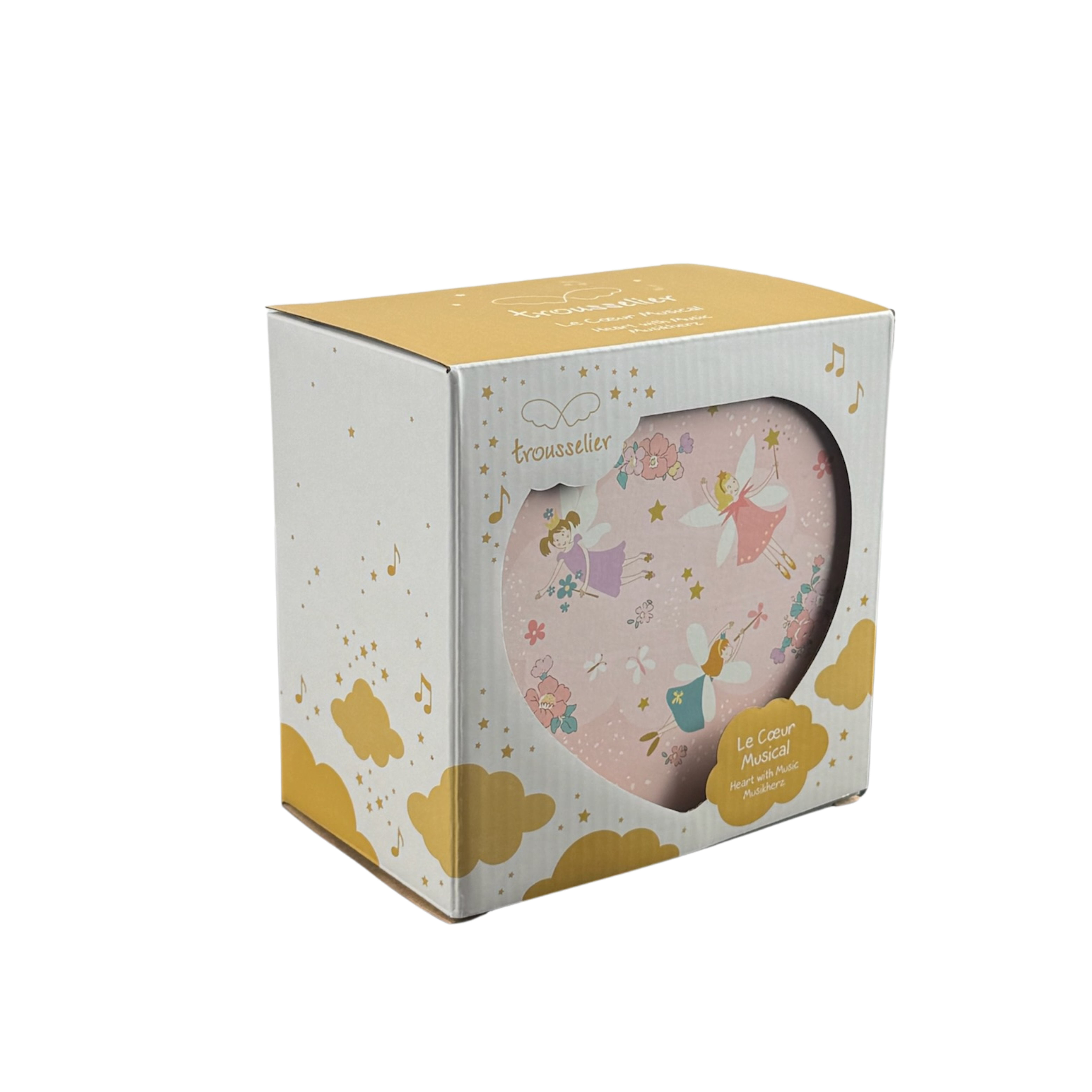 Cutie muzicala - Inima Printesa cu flori - Trousselier [3]