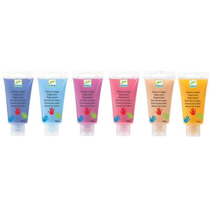6 culori Sweet de pictat cu mana Djeco [3]