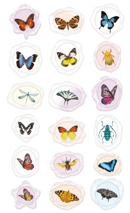 Abtibilduri imitatie sigiliu - Insecte, colectia Creatii Naturale [4]