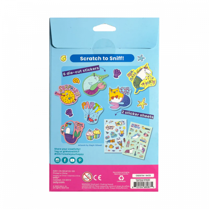 Abtibilduri parfumate - Stickiville Mer-Made to Party [4]