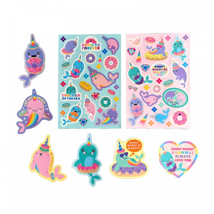 Abtibilduri parfumate - Stickiville Nom Nom Narwhals [3]