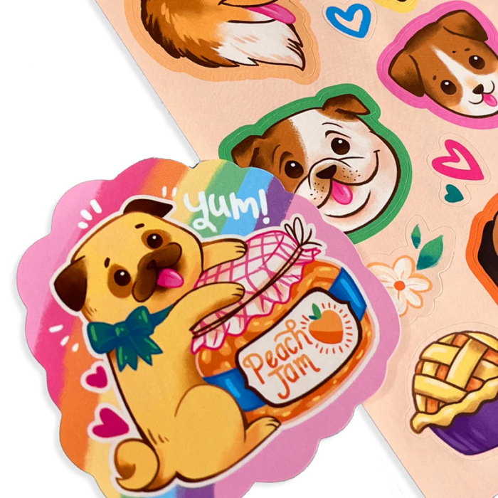 Abtibilduri parfumate - Stickiville Puppies and Peaches [3]