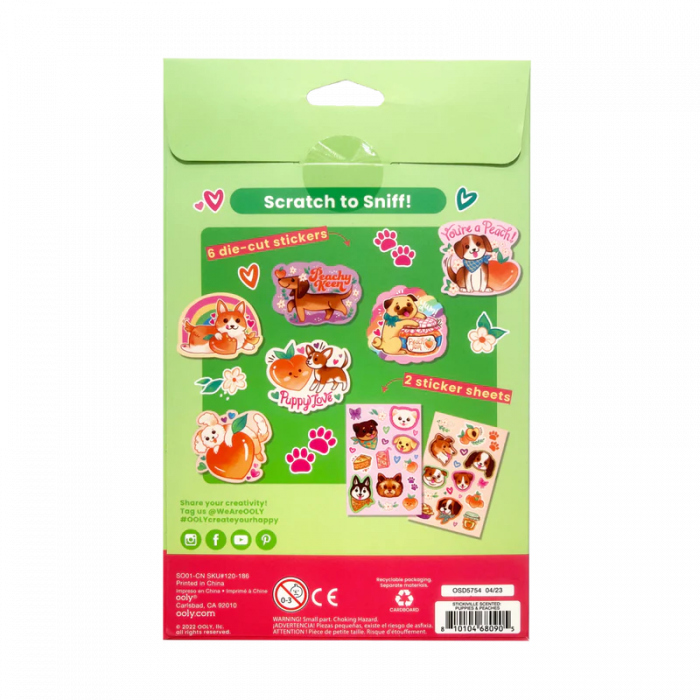 Abtibilduri parfumate - Stickiville Puppies and Peaches [4]