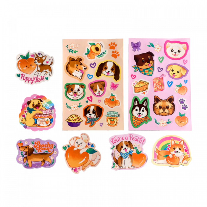 Abtibilduri parfumate - Stickiville Puppies and Peaches [2]