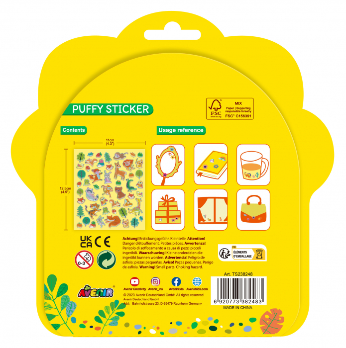 Abtibilduri pufoase 3D - Animale [3]