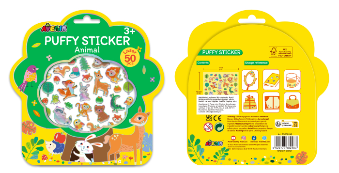 Abtibilduri pufoase 3D - Animale [5]