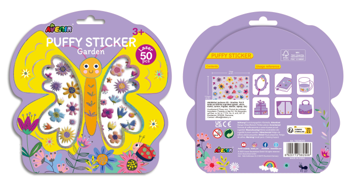 Abtibilduri pufoase 3D - Gradina [5]