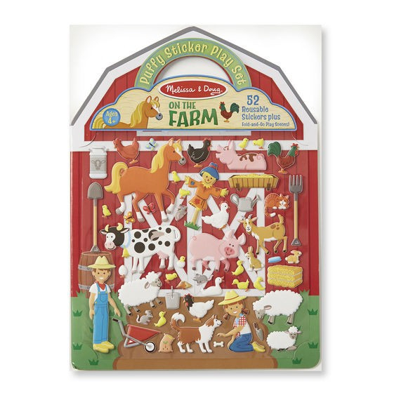 Abtibilduri pufoase La ferma Melissa and Doug [7]