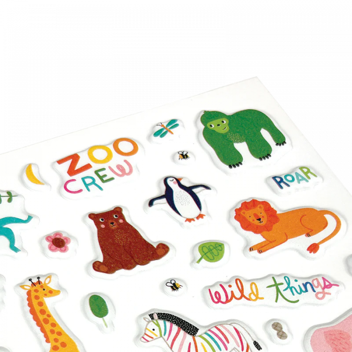 Abtibilduri pufoase Stickiville Zoo Crew [2]