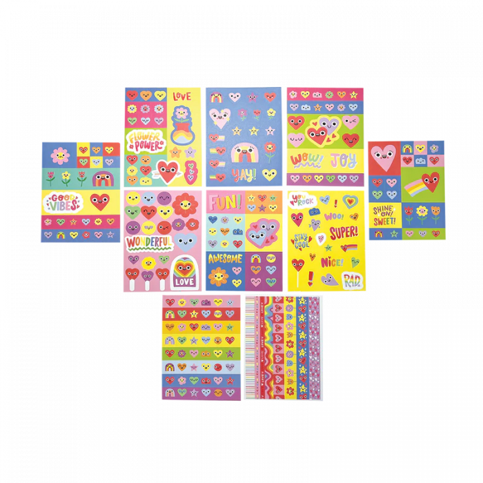 Abtibilduri Stickiville Happy Hearts - 10 pagini [2]