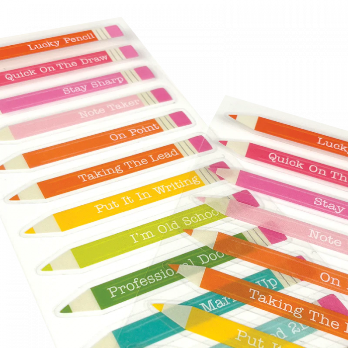 Abtibilduri vinil transparent Stickiville Lucky Pencils [2]