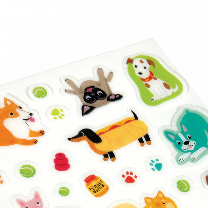 Abtibilduri vinil transparent Stickiville Quirky Dogs [2]