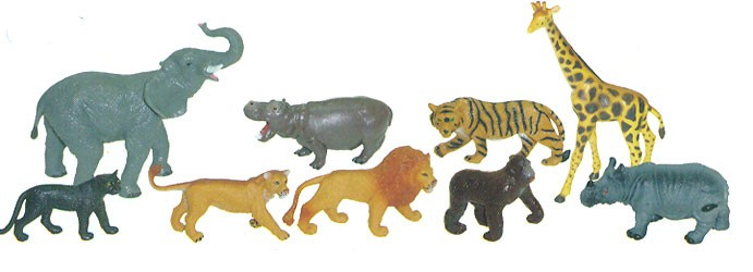 Animale salbatice set de 9 figurine - Miniland [2]