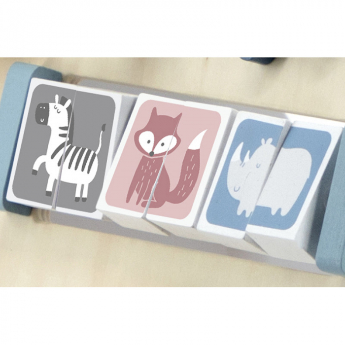 Antemergator gri cu activitati tip Montessori, PolarB, Viga [5]