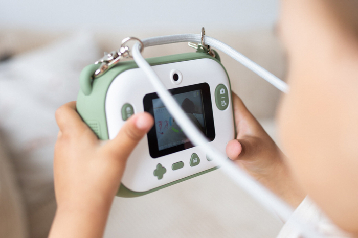 Aparat foto digital pentru copii cu functie de  printare instant- Hoppstar Artist Green [2]