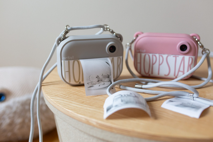 Aparat foto digital pentru copii cu functie de  printare instant- Hoppstar Artist Pink Blush [6]